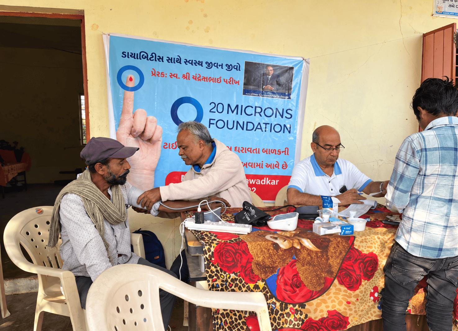 Community health and rural development outreach by 20 Microns