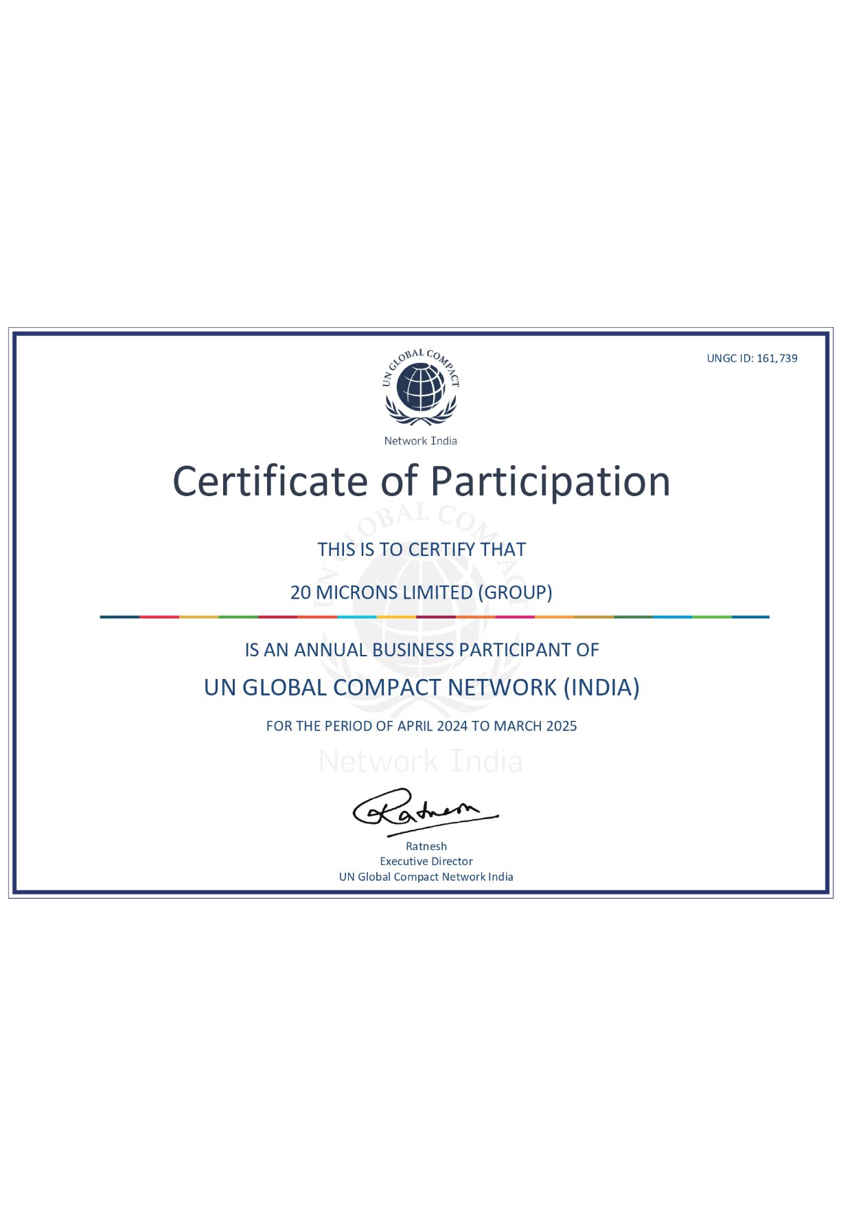 Certifications
