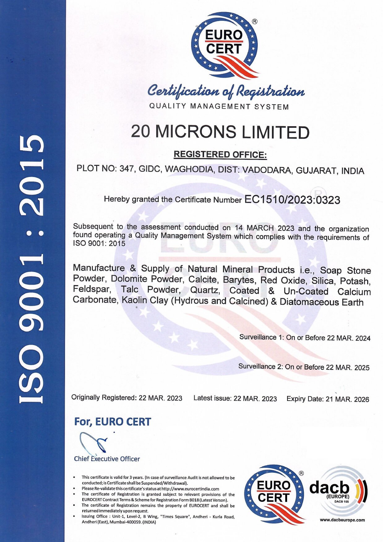 ISO 9001:2015 — Quality Management