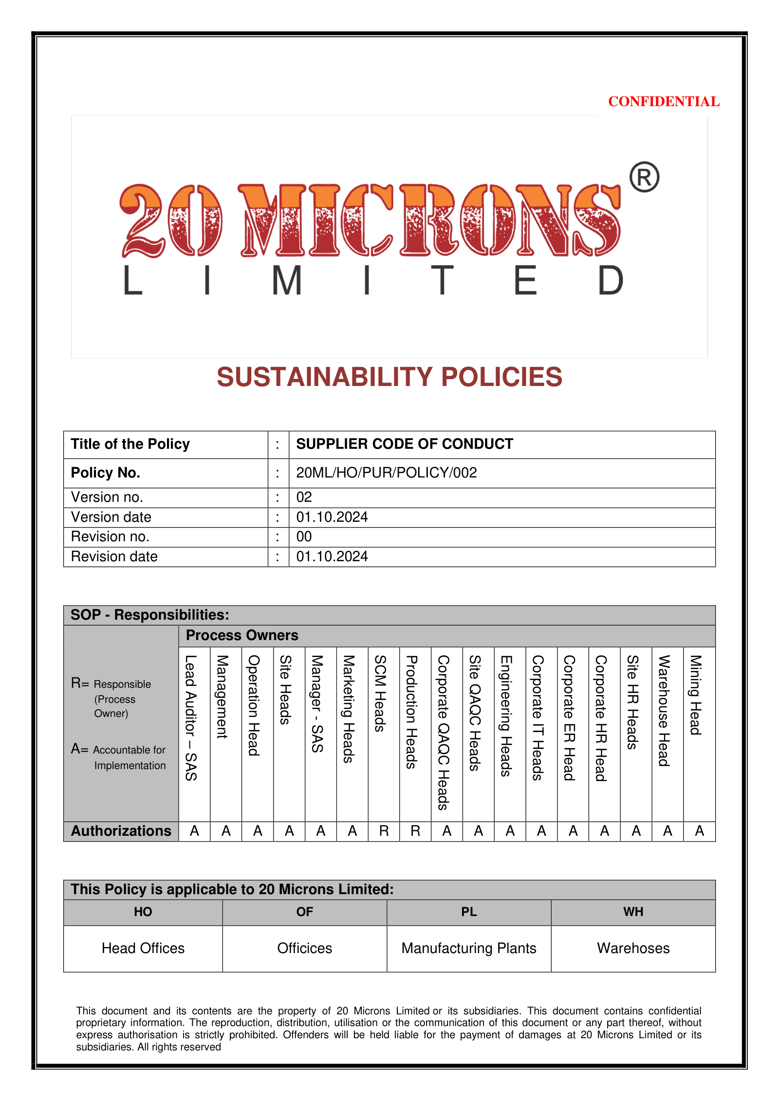 Supplier Code of Conduct