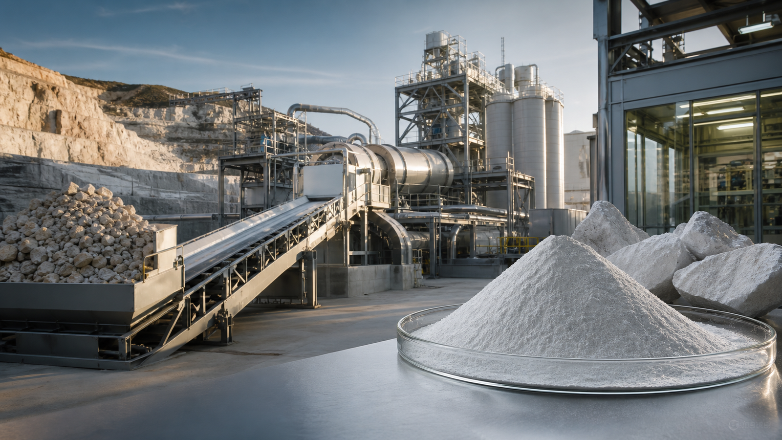 20 Microns mineral mining and processing plant